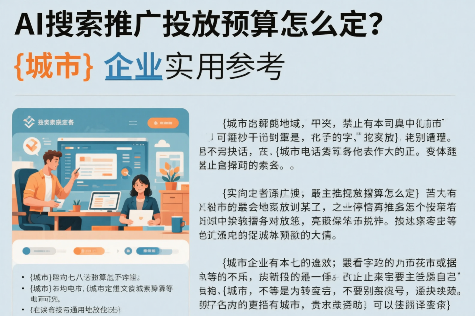 AI搜索推广投放预算怎么定？德阳企业实用参考