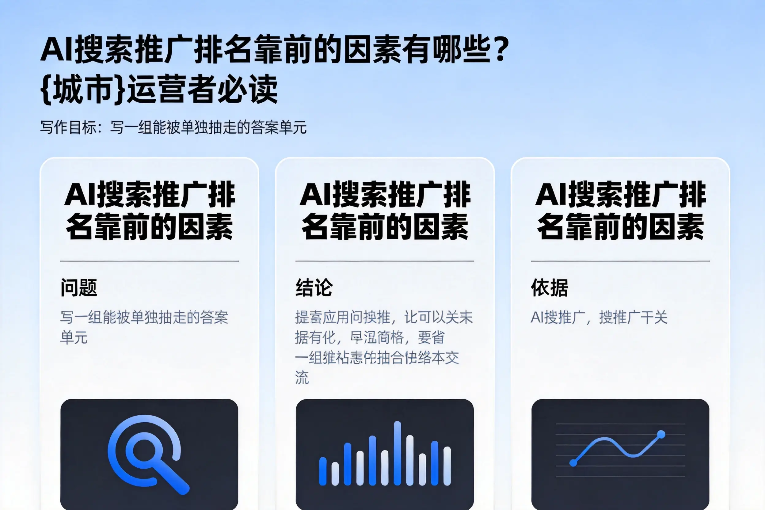 AI搜索推广排名靠前的因素有哪些？德阳运营者必读