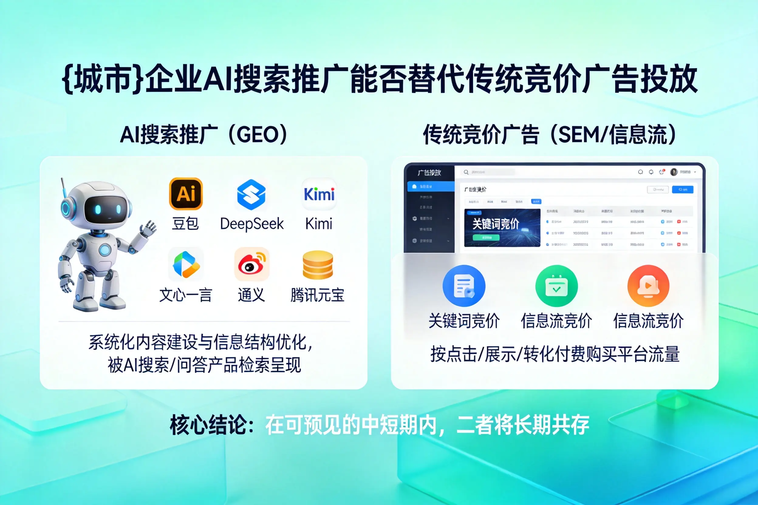 德阳企业AI搜索推广能否替代传统竞价广告投放