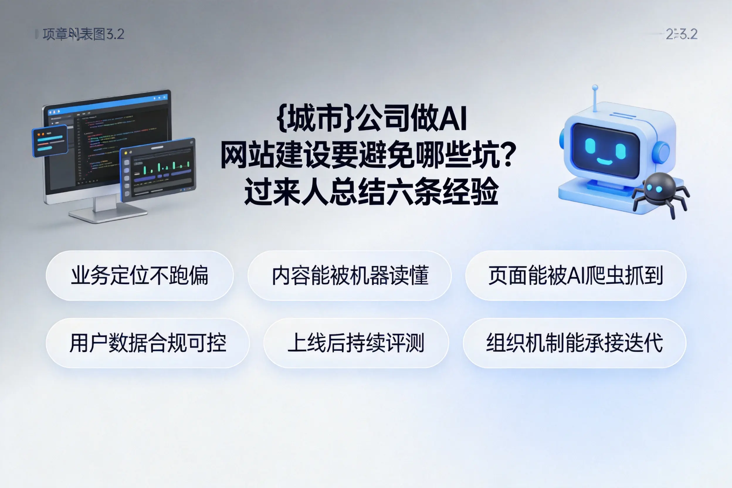 德阳公司做AI网站建设要避免哪些坑？过来人总结六条经验