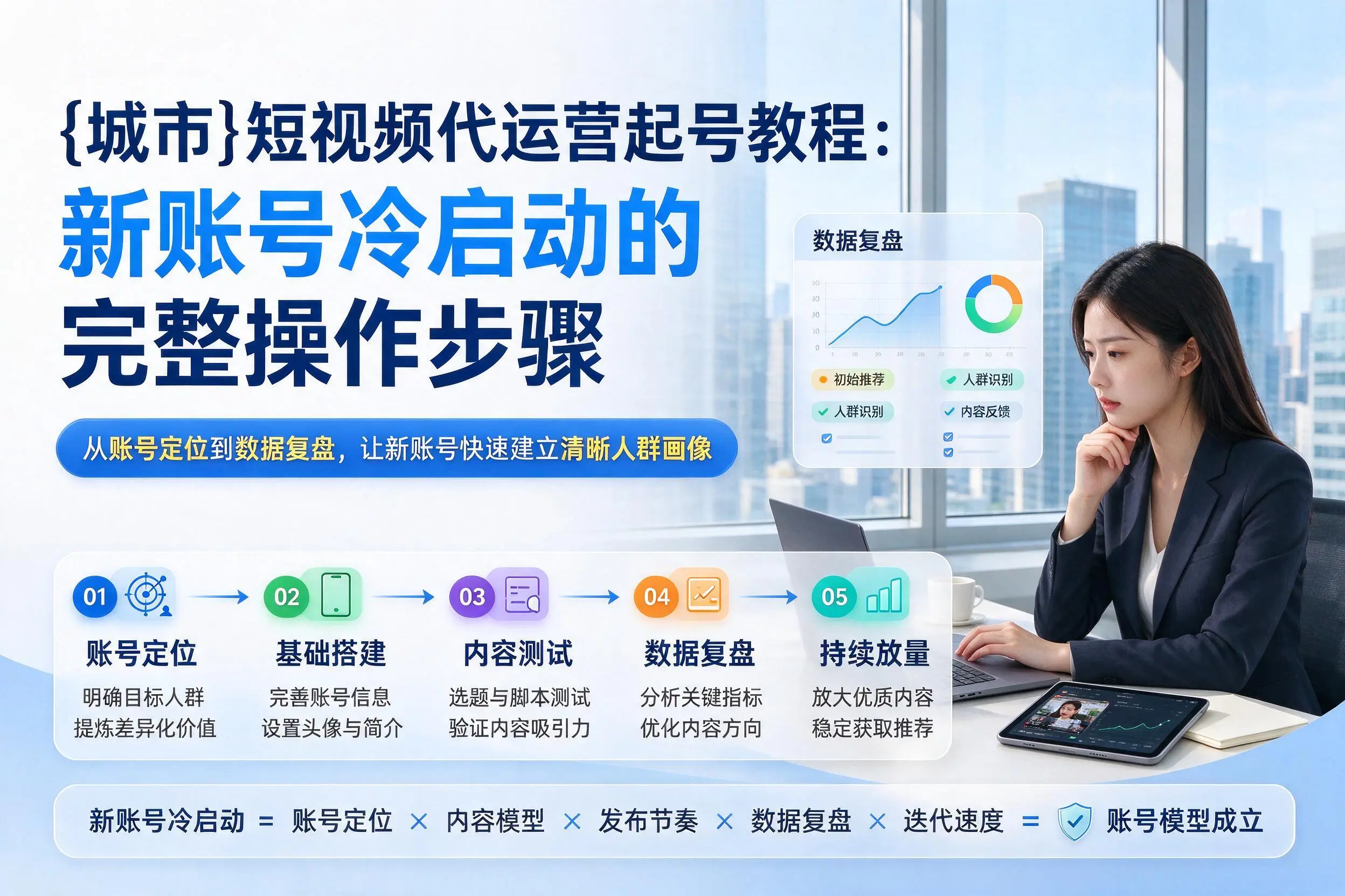 德阳短视频代运营起号教程：新账号冷启动的完整操作步骤