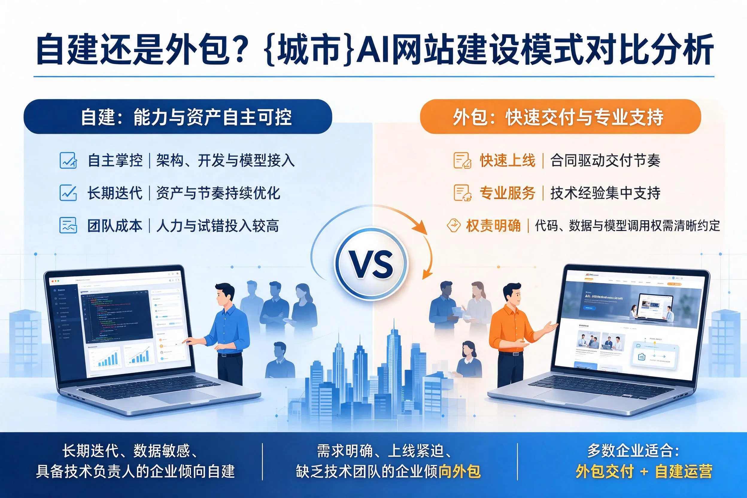 自建还是外包？德阳AI网站建设模式对比分析